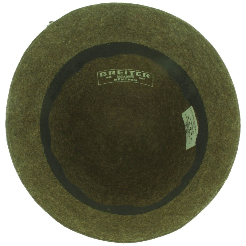 Faustmann Bavarian Men's Costume Hat Stopper Hat, olive