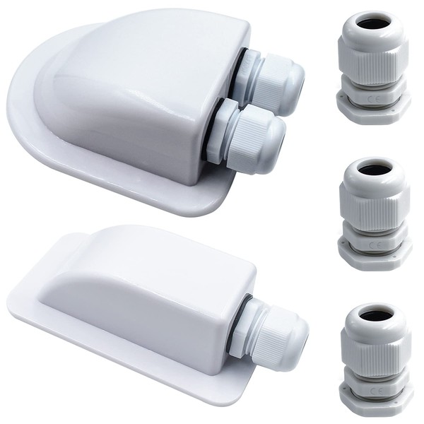 QIQN Cable Entry ABS Waterproof Solar Double/Single Solar Cable Duct