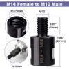 Saipor 2PCS Angle Grinder Attachments Adapter M14 Female to 5/8"-11