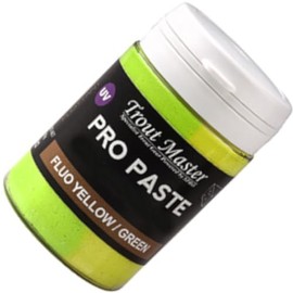 Trout Master Trout Paste for Trout Fishing, 60 g Per Paste Dough, Colour/Aroma: Fluoro Yellow/Green/Fish