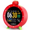 MOMILLA Kids Alarm Clock for Bedrooms, Colorful Display 7-Day Programmable