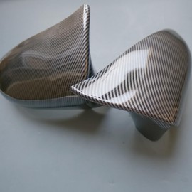 ZiWen Sport Carbon Fiber Gloss Black Door Rearview Mirror Cover Trim for Lexus is GS ES RC 2013 2014 2015 2016 2017 2018 (Carbon Fiber Color)