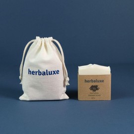 Herbaluxe Natural Handmade Argan Bar Soap - Skin-Nourishing Cleansing Soap - Body Care soaps exfoliating.