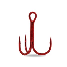 Gamakatsu Hook Treble 13R Size 8 Drilling Red