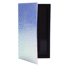 Paleta de Cosméticos para Rubor y Sombra de Ojos Vacía, Caja de Almacenamiento de Maquillaje Magnética de Color Degradado, Paleta de Sombra de Ojos Vacía de 18x10CM