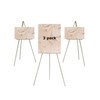 DJAR 3 Pcs 63" Wooden Easel Stand for Sign, Dual-use