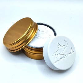 Essential Oils Scented Stone Can Hand Poured in 4 Colours Black White Rose Gold Aroma Stone for Car, Office, Bedroom or Travel (Gold)