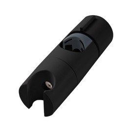 OFFO Hand Shower Holder 19-25 mm Adjustable Diameter, Shower Head Holder for Push Bar Adjustable, Slider Clamp Bathroom Replacement, Sprayer Holder, Black