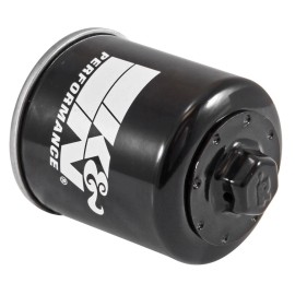 K&N KN-183 Oil Filter M14x1.5 Spin-On, Anti-Drain, 17mm Nut, High Flow, Sealed