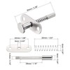 uxcell Plunger Latches Spring-loaded Stainless Steel 6mm Dia Head 6mm
