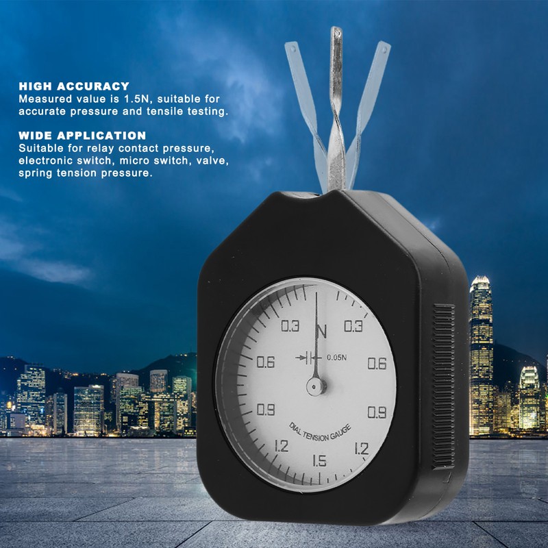 SEN-1.5-1 Dial Tension Gauge with Single Pointer 1.5N Tensiometer Tester