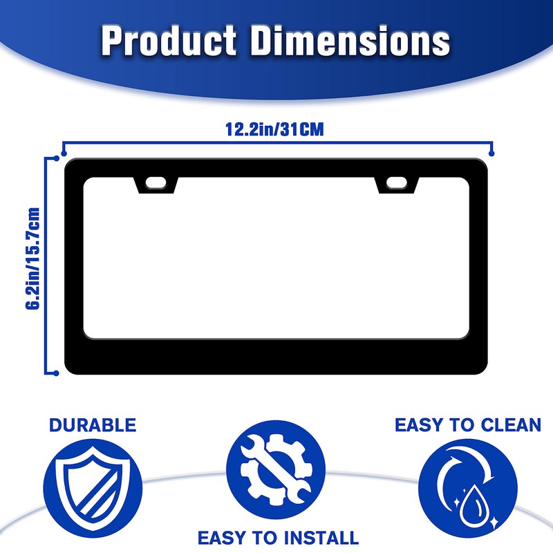 Hawaiian Palm Trees License Plate Frame Seaside Scenery License Plate