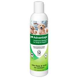 Advantage Flea and Tick Treatment Shampoo for Dogs and Puppies, 24 oz