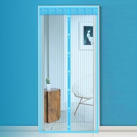 Magnetic mosquito net (for entrance) 120x210 blue/entrance screen Door Curtain