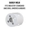 Drill America 8 Piece Electrician Bi-Metal Hole Saw Kit, Hole