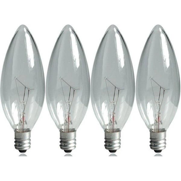 GE 4 GE 60w Decorative B Multi Use Candelabra Base