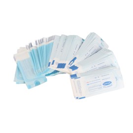 Self Sterilization Pouches for Dental Offices, Autoclave Sterilizer Bags Pouch for Dentist Tools, for Cleaning Tools, 200 Pouches Per Box 57 X 130mm