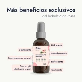 Pack 2 Hebbe Cosmetics Agua de Rosas y Hamamelis Tónico Facial 120mL