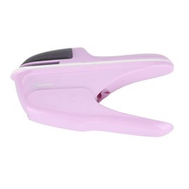 Stapleless Stapler, Stapleless Stapler Crimp No Holes ABS Material Staple Stapler with Labor Saving Structure for Stapling (#5)