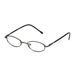 Calabria FlexPlus Collection Designer Eyeglasses Model 96 in Gunmetal 43mm DEMO LENS