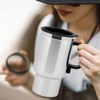Glomora 12V Car Heating Cup, 300ml Stainless Steel Travel Electric