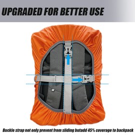 LICQIC Waterproof Rain Cover for Backpack, Reflective Rucksack Rain Cover for Outdoor, Hiking, Camping, Traveling, Cycling