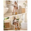AmazerBath 8.5 Inches Bamboo Toilet Stool Squat for Adult, Foldable