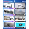 Nanningo Clip-On Security Mirror to See Behind You - 6.7"