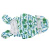 Reflective Puppy Raincoat Sea Turtle Pattern Lightweight Breathable Waterproof Pet