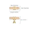 Asidrama 10 Pack Brushed Brass Kitchen Cabinet Knobs Cabinet Hardware