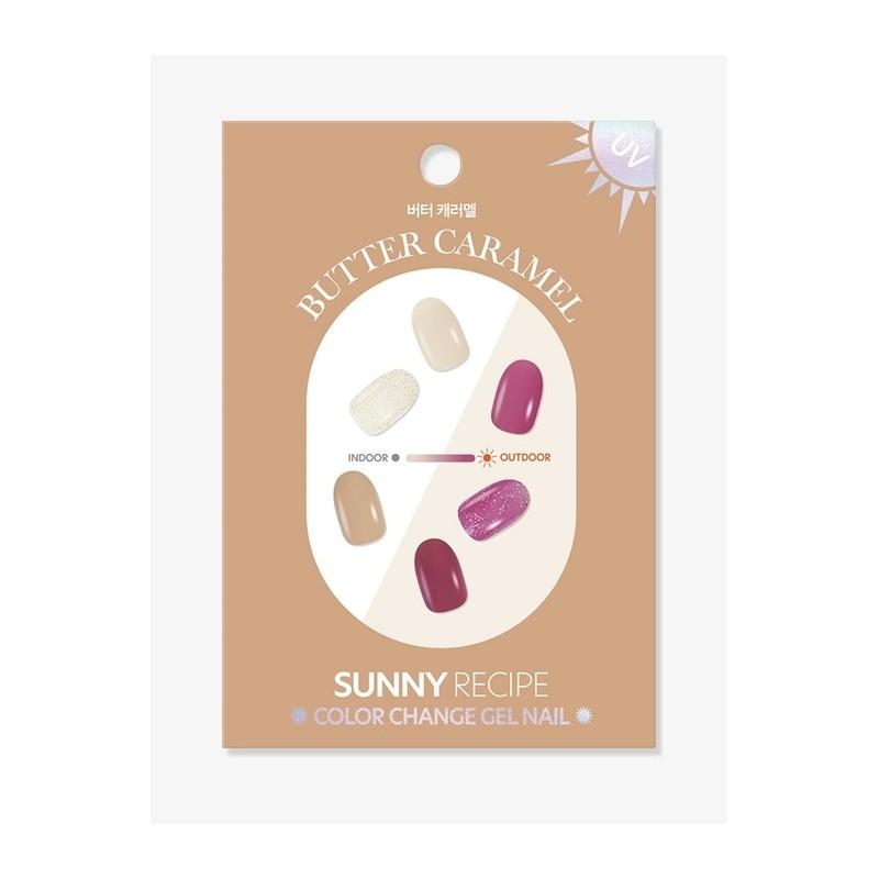 Sunny Recipe Color Change Gel Nail [Butter Caramel] / 서니레시피