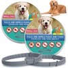 2Pcs Collares para Perros, Collar Impermeable, Cuello Ajustable (27.5in/70cm)