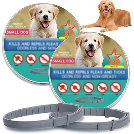 2Pcs Collares para Perros, Collar Impermeable, Cuello Ajustable (27.5in/70cm)
