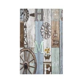 Farmhouse Country Rustic Western Barn Door No Device Light Switch Cover 1 Gang Wall Plate Decorative Blank Switchplate Electrical Faceplate for Bathroom Bedroom Home Decor