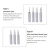 Soldering Iron Soldering Iron Tips, 10Pcs Soldering Tips Kit, 900M