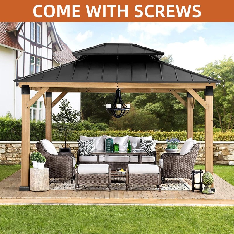 Rasugarlary Pergola Brackets, Pergola Privacy Wall Brackets Privacy Wall Bracket
