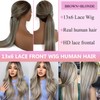 Valiilo 13x6 HD Lace Front Wig Human Hair Balayage Highlight