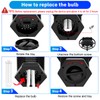 Klahaite Replacement Light Bulb Bug Zapper 15W Bug Light Bulbs