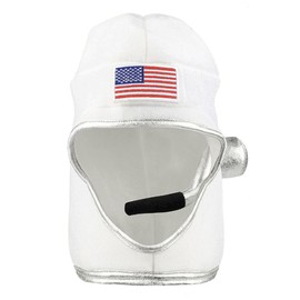 Boland 04283 Astronaut Plush Hat Spaceman Hat for Fancy Dress Costumes, Costume Accessories for Carnival and Theme Party, White