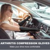 Janmercy 3 Pairs Arthritis Compression Gloves Women Men for Carpal