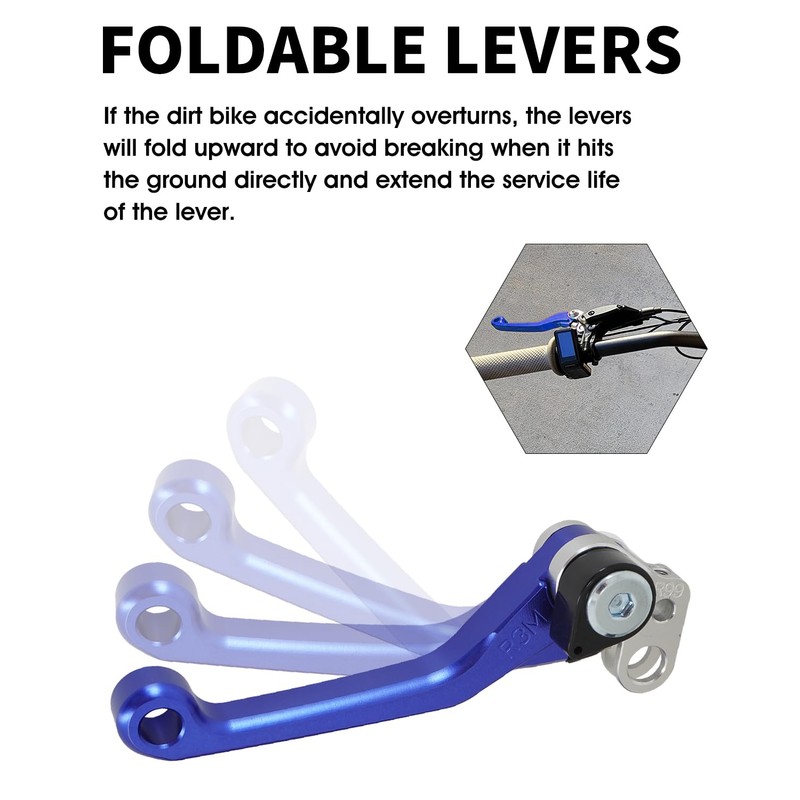 JFG RACING Brake Levers for Surron Light Bee,Foldable Adjustable Clutch