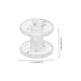 Operitacx 6pcs Pleated Shade Hold Downs Window Covering Hardware Replacement Spool Blinds String Spool Bobbin Blind Replacement Spool