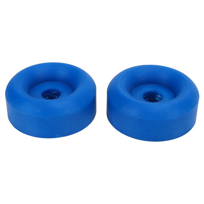 3pcs Trailer Bow Stop Roller Blue PVC Keel Roller Wear