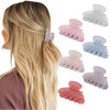 HAIMEIKANG 6 Pcs Small Acrylic Hair Claw Clips for Women