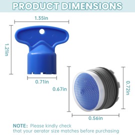 1363455 Part Aerator Kit Fit for KOHLER Aerated Cache Faucet, 1.0 GPM with Removal Tool (1 Set)