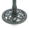 Alpine Corporation TEC104 Outdoor Floor 3-Tiered Pedestal Soothing Cascading Waterfall