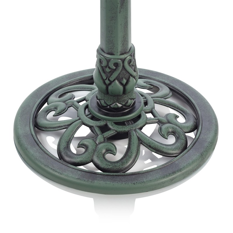 Alpine Corporation TEC104 Outdoor Floor 3-Tiered Pedestal Soothing Cascading Waterfall