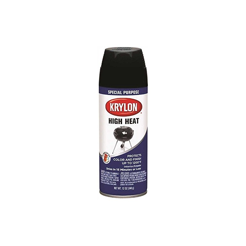 Sherwin Williams K01505 Krylon High Heat Spray Paint White 12