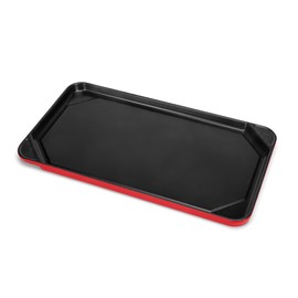 All American 1930 - Ultimate Flat Griddle with Ceramic Non-Stick Coating - Tomato Red - Durable & PFAS Free - For Easy, Prep, Cooking, & Cleaning - Made in the USA
