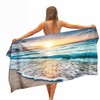 Ulticool - Sea Waves Beach Natural - Towel Microfibre -